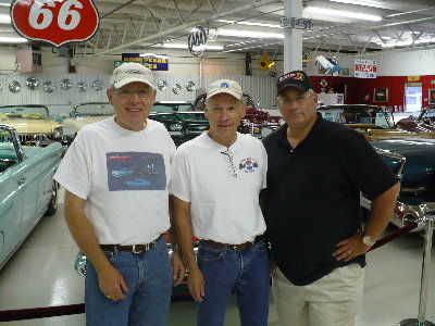 Tom & Merle visit Colorado and John Q.   
This photo was taken in the Arvada car museum, a few minutes from John's house. 
