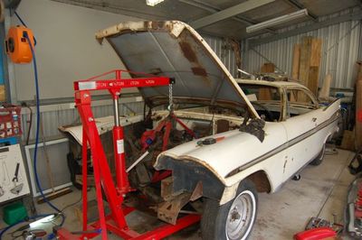 And then we start taking the car apart
