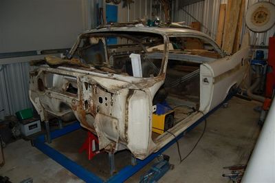 In the paint shop
