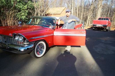 Tony and his car
