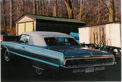 Curt's first classic car 
The only other old car I bought was in 1989, a 1964 Chevrolet Impala SS convertible for $3,500 and invested another $7,000 in her up to 1994 when I sold her at Carlisle. 
