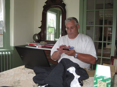 John is preparing for Carlisle, all electronics checked
